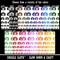 Grinning Chimpanzee Monkey Temporary Tattoo Water Resistant Fake Body Art Set Collection
